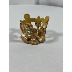 Gingerbread Votive‎ Candle Holder NWOT